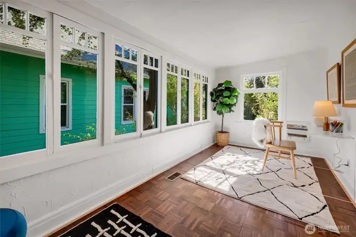 A different but equally lovely wood floor.