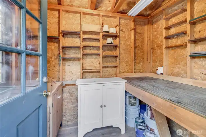 Workshop and tool area.