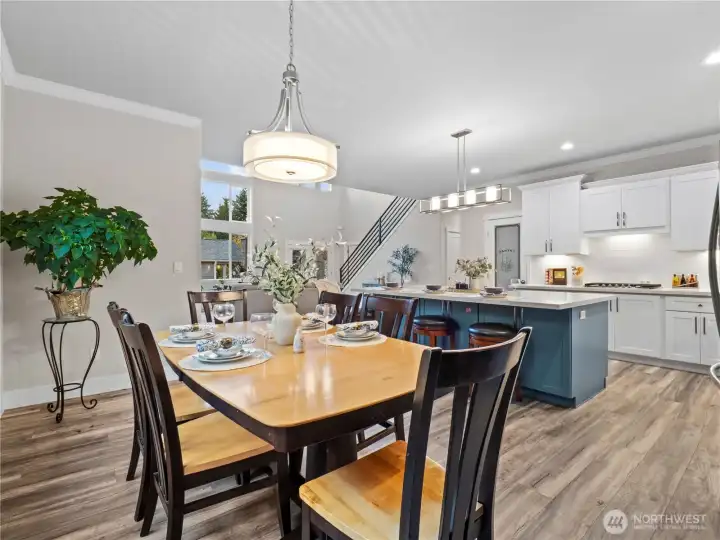 This home has an open concept that allows for great travel flow and ease when you have people over.