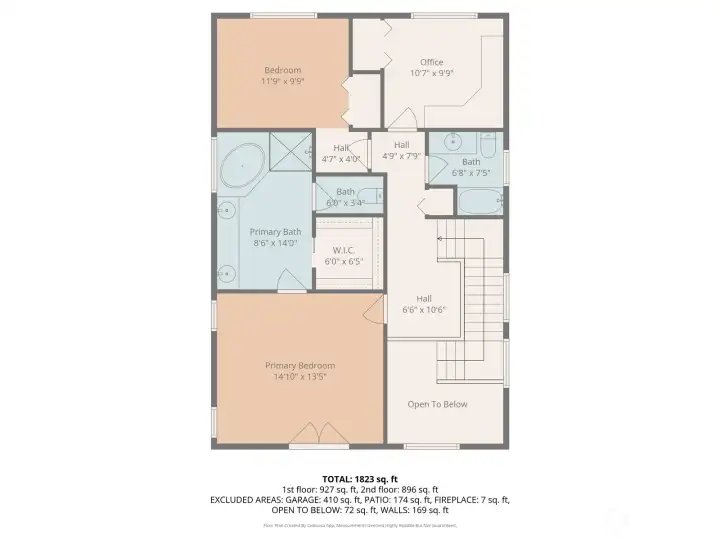 This thoughtfully designed second level features a spacious primary bedroom with an en-suite bath and walk-in closet, two additional bedrooms, a full hall bath, and a versatile office—providing comfort, flexibility, and privacy for every lifestyle.