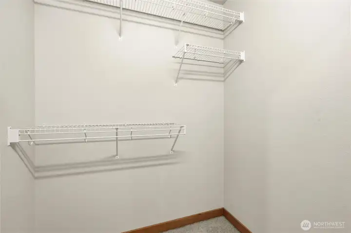 Primary closet