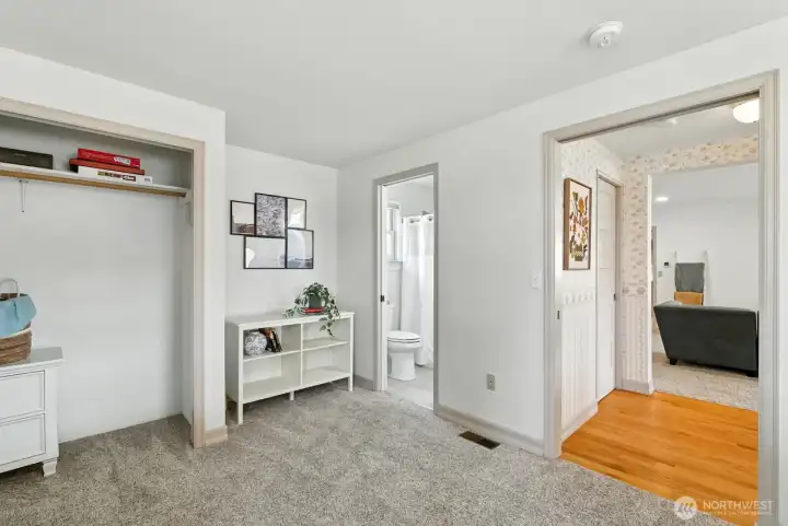 Guest room includes its own bath!