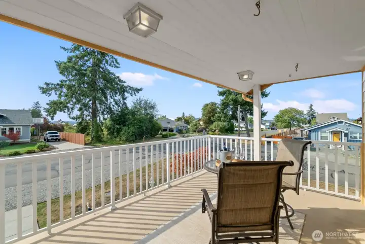 Private deck off primary with more peekaboo views