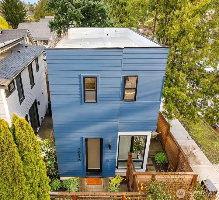 This is a standalone cottage built in 2023 by Thomas James Homes--no shared walls!