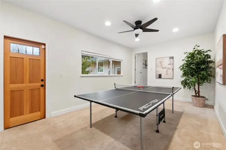 Bonus recreation room perfect for games, hobbies, or additional living space