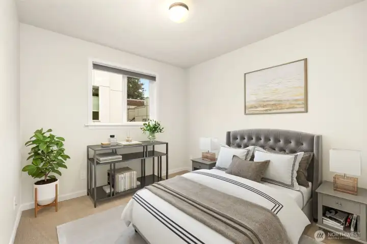 Spacious Primary Bedroom. *this photo is virtually staged*