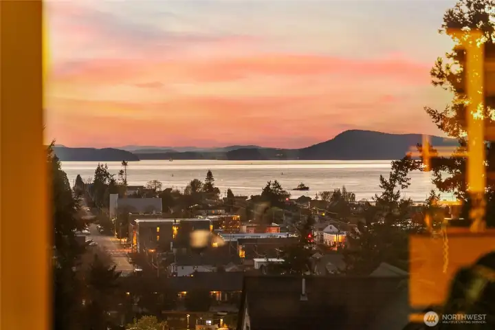 Sunset From the Sunroom