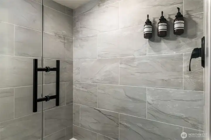 Bathroom off hallway