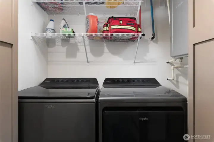 New laundry and tankless hot water heater