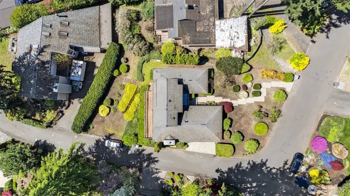 12,336 square foot lot. Recent property survey available.