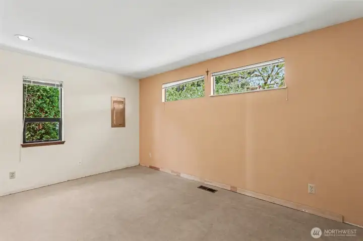 Second bedroom downstairs.
