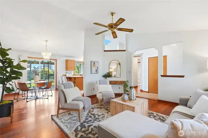 Vaulted ceilings