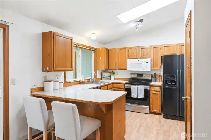 Kitchen with eating space