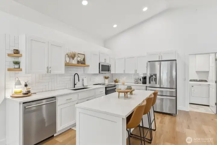 Kitchen w/ Stainless Steel Appliances