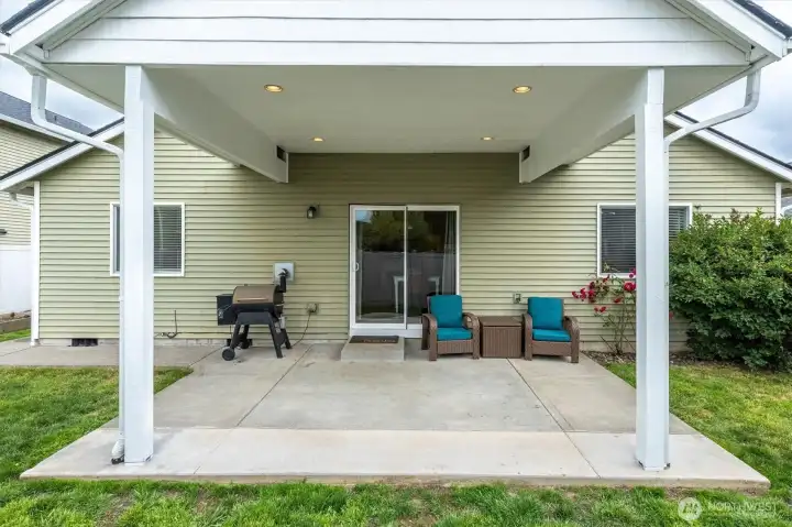 Back Yard Covered Patio