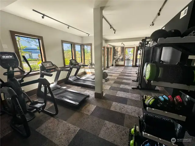 Gym Area in Clubhouse