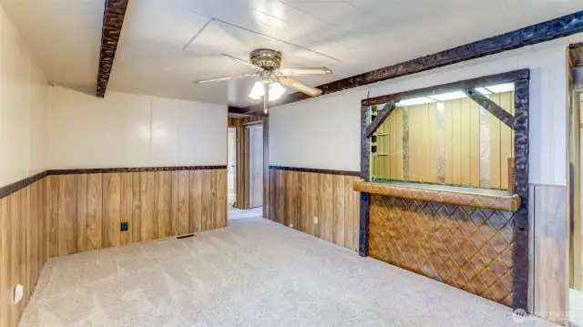 Second living area - family room maybe?