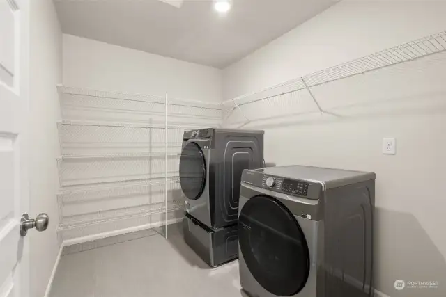 Upstairs laundry. What a dream!