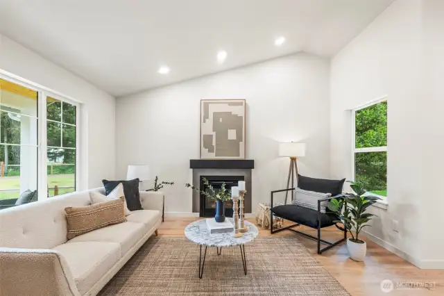 vaulted ceilings