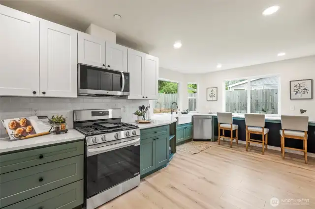 stainless appliances