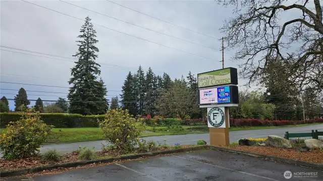 The Meadow Park Golf Course - just a few blocks down the street!