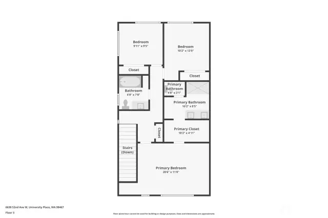 3rd floor floorplan