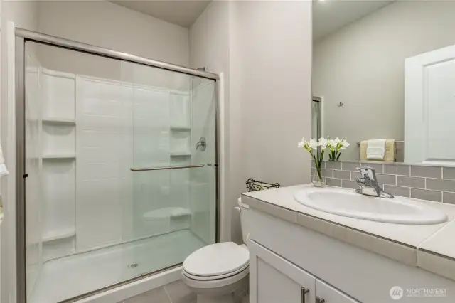 3/4 Bathroom on the main floor