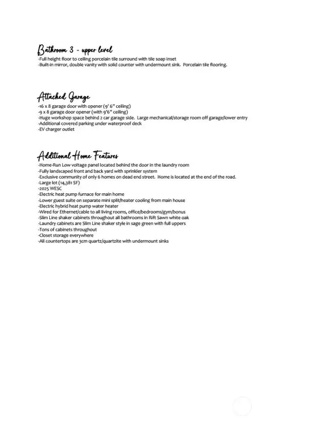 Amenities List pg4