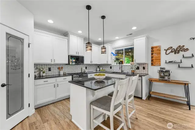 Large pantry, new backsplash and gorgeous updates