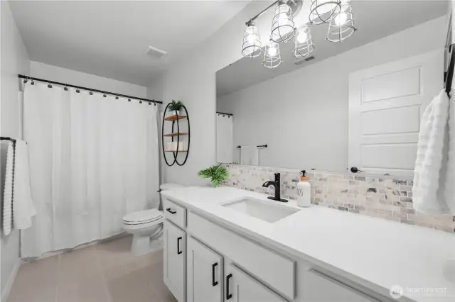 Main bathroom upstairs - remodeled