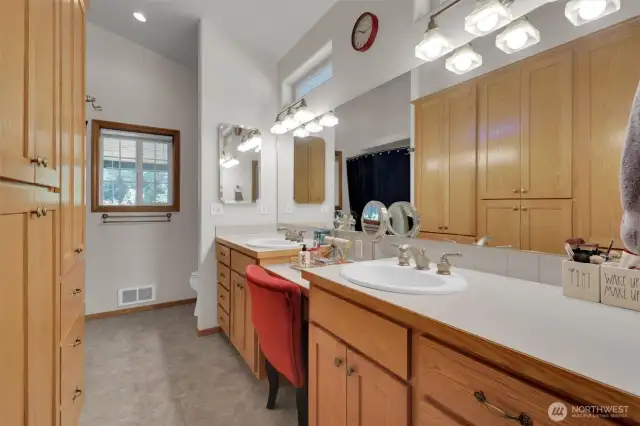 Master bathroom.