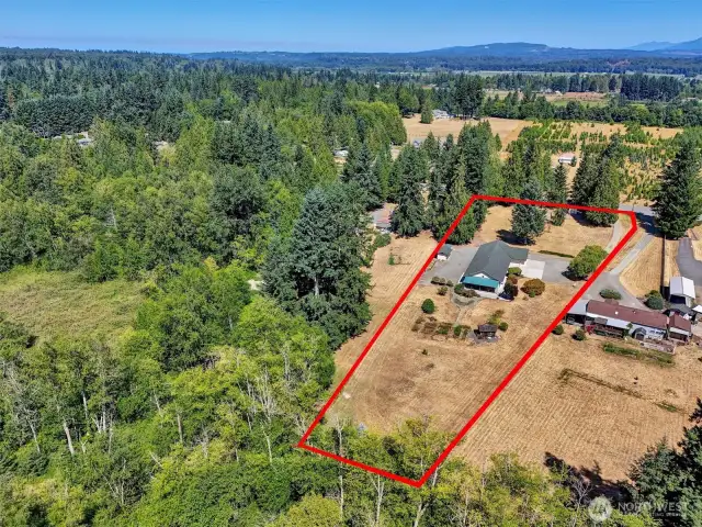 So much privacy.  Property lines are approximate.