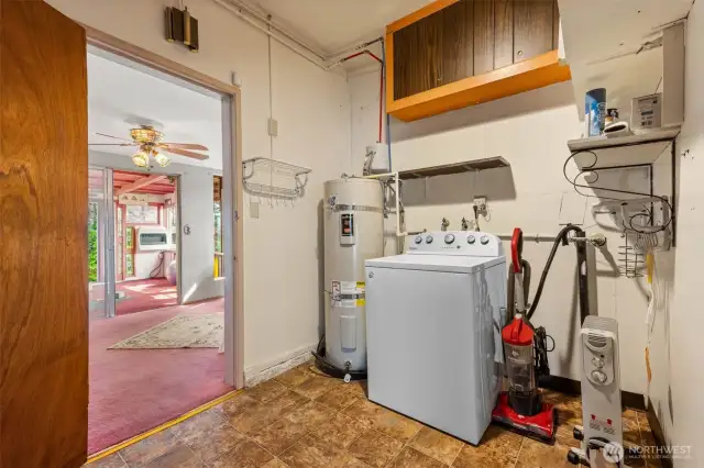 Oversized laundry room.