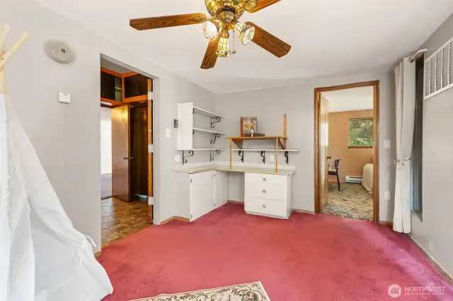 Flex space just off the primary bedroom—ideal for a nursery, office, or dressing room.