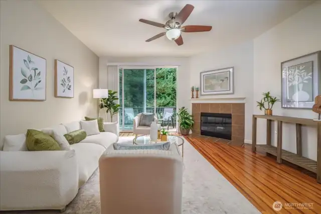 Open concept living with lots of space