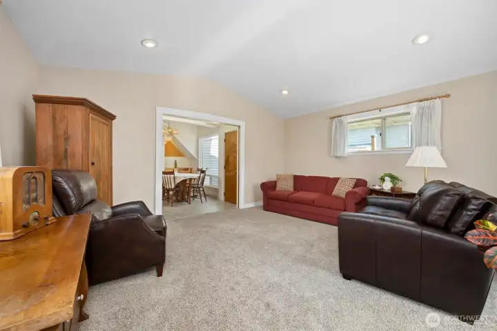 The family room and 3/4 bath were added onto the home in 1988 and is approximately 263  sf. This would make a lovely primary suite.