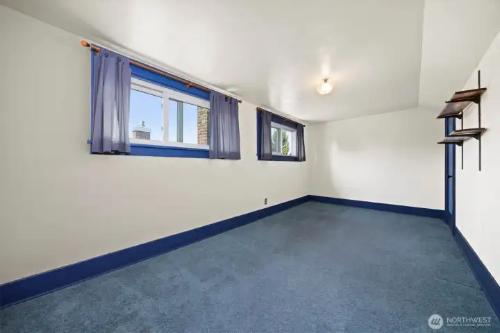 The "true" bedroom upstairs.