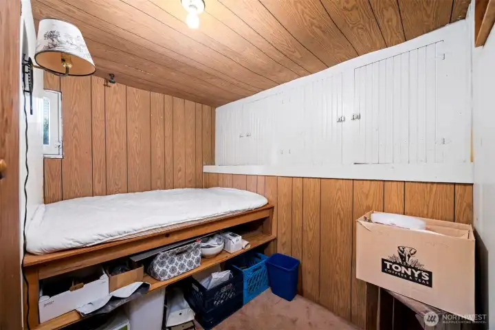 The 2nd non-conforming bedroom in the basement.