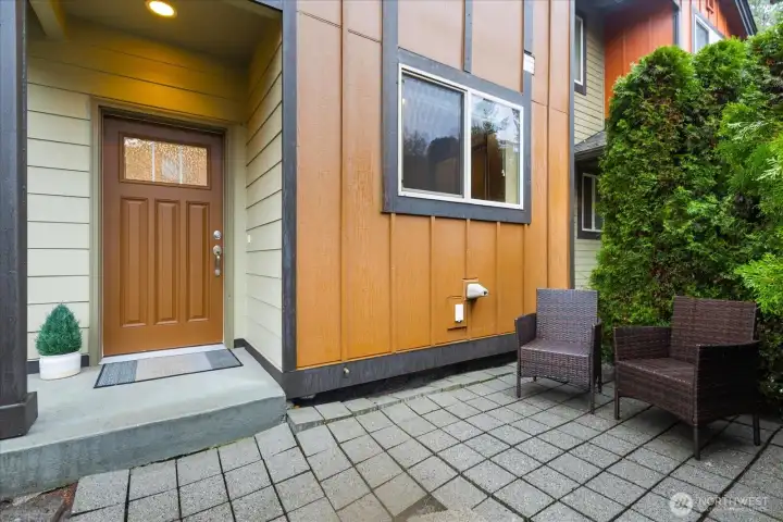 Front door off the main level