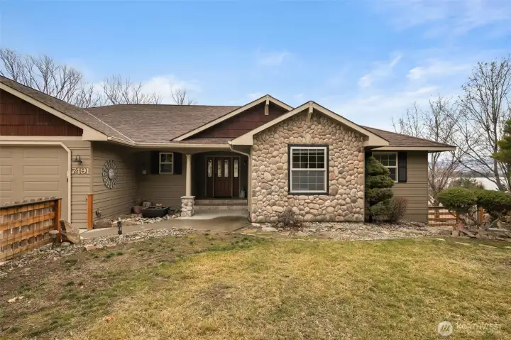 Front of Home entrance.