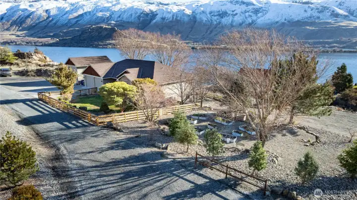 Southern side of the lot towards house and shop.