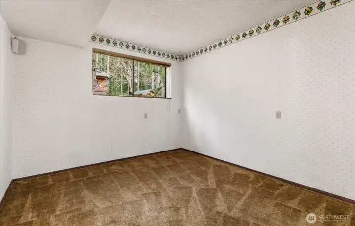 A bonus room for extra guests, craft room, or home office.