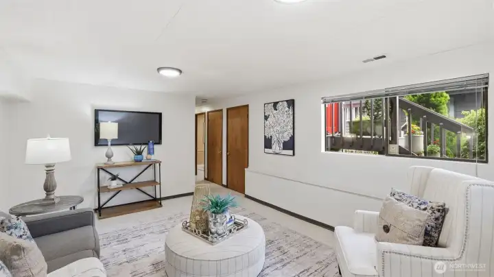 Generous square footage allows for multiple uses.