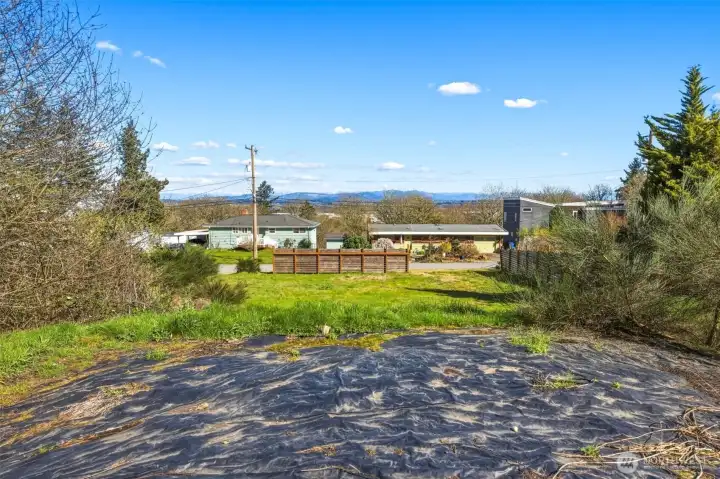 Eye-level photo showing accessibility and frontage of the property