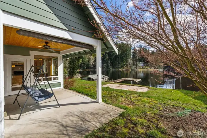 Covered patio for your BBQ's