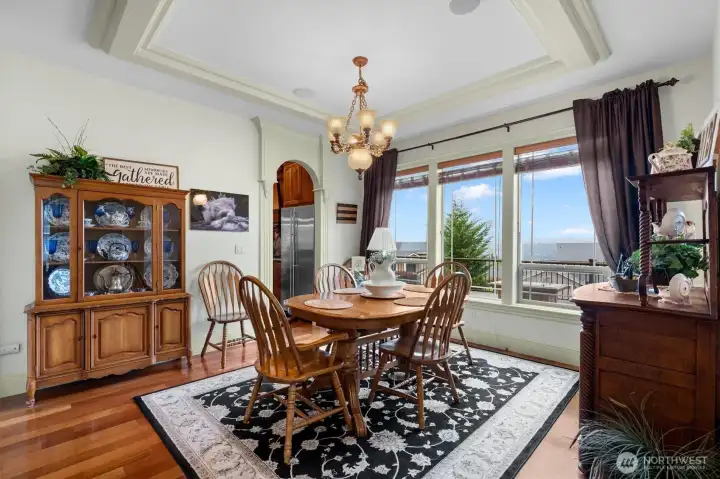 Dining Room with River View