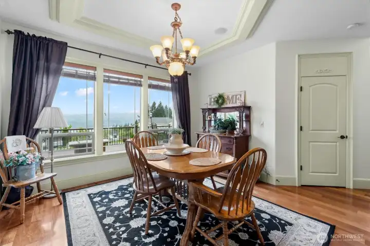 Dining Room with River View
