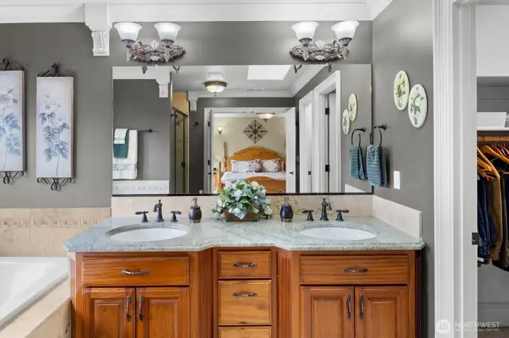 Primary Bath with Skylight