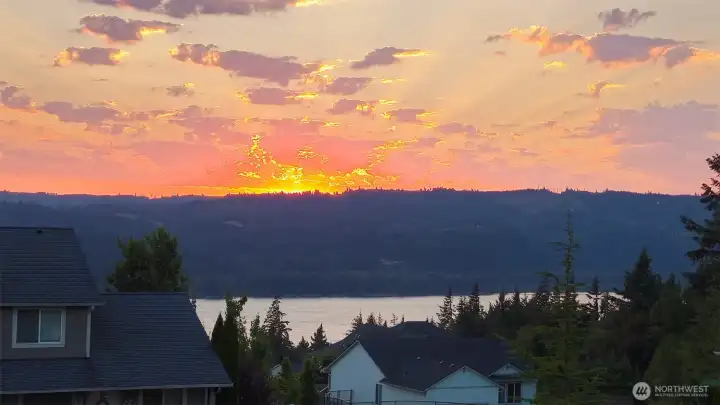 Sunset View from the Deck