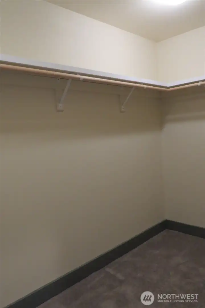 To the left of the hallway is the expansive walk-in closet! To the left of the hallway is the expansive walk-in closet!
